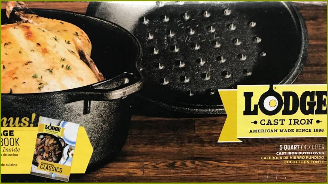 The Lodge P10D3 Seasoned Cast Iron Dutch Oven