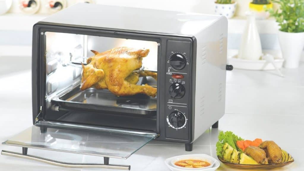 Counter top roaster oven