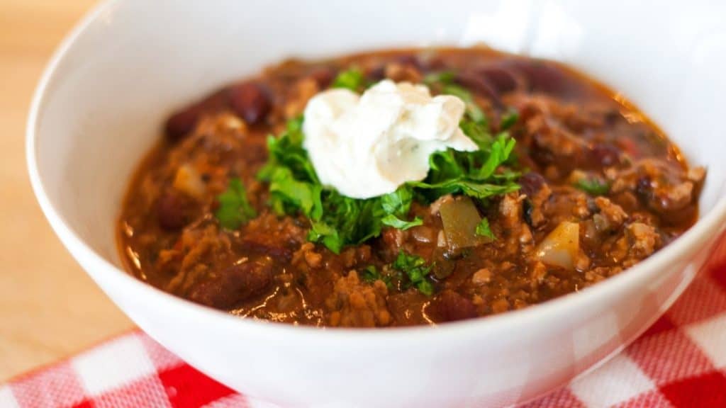 Easy Dutch Oven Chili Recipe Stovetop or Campfire