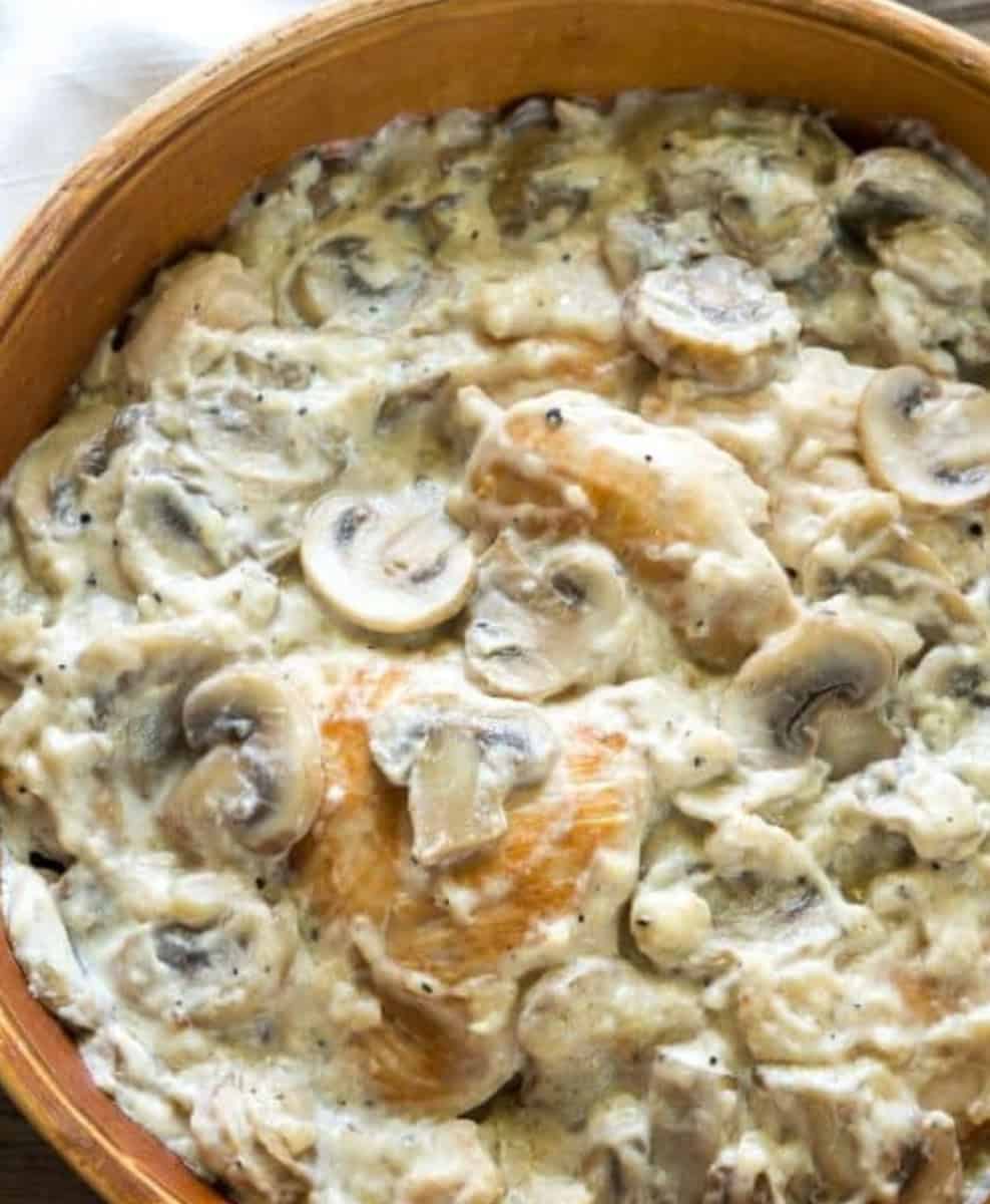 baked chicken and rice
