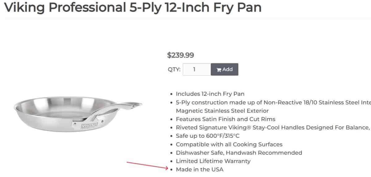 Where is Viking Cookware Made USA or China? OvenSpot