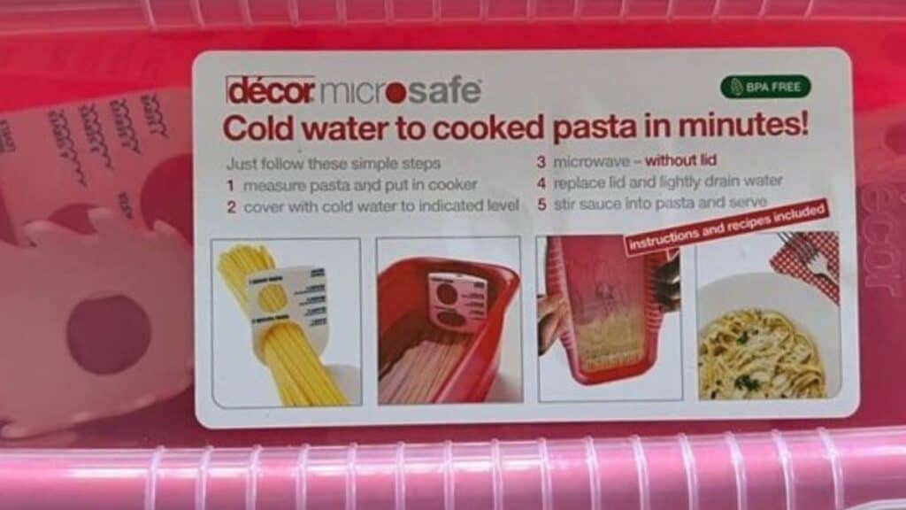 How to Cook Pasta in a Microwave Pasta Cooker Easy
