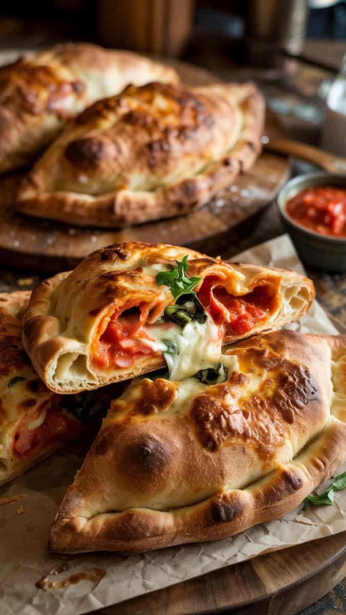 calzones pizza oven