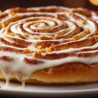 cinnamon roll dessert pizza