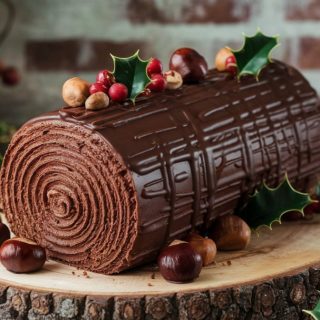 yule log cake