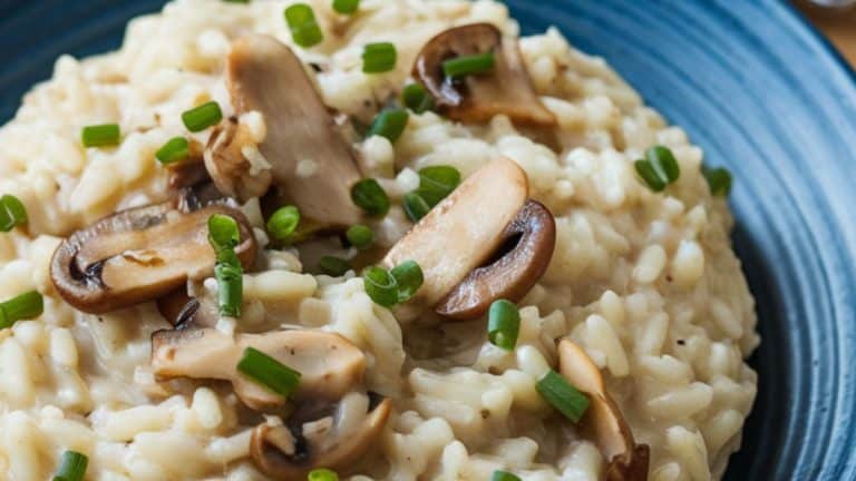 mushroom risotto