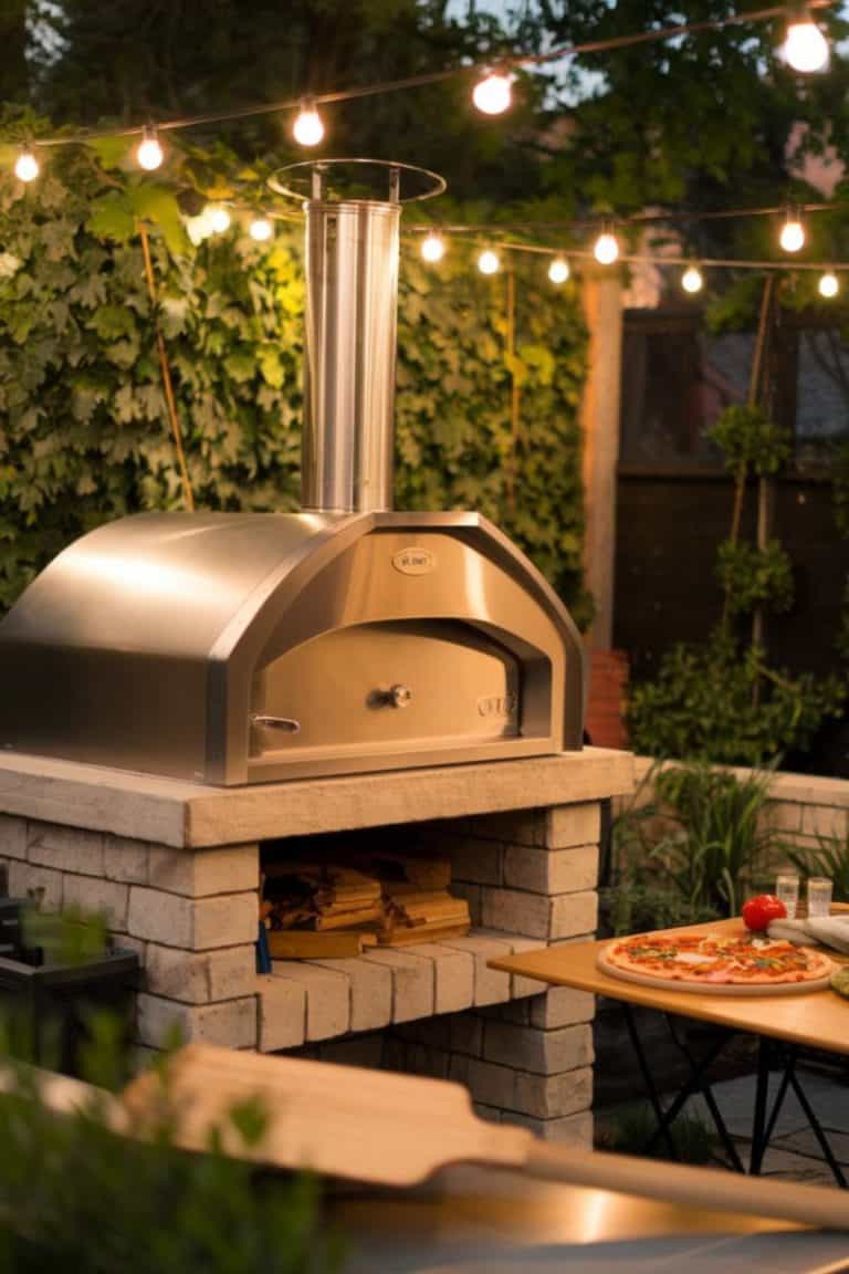 clean a pizza oven