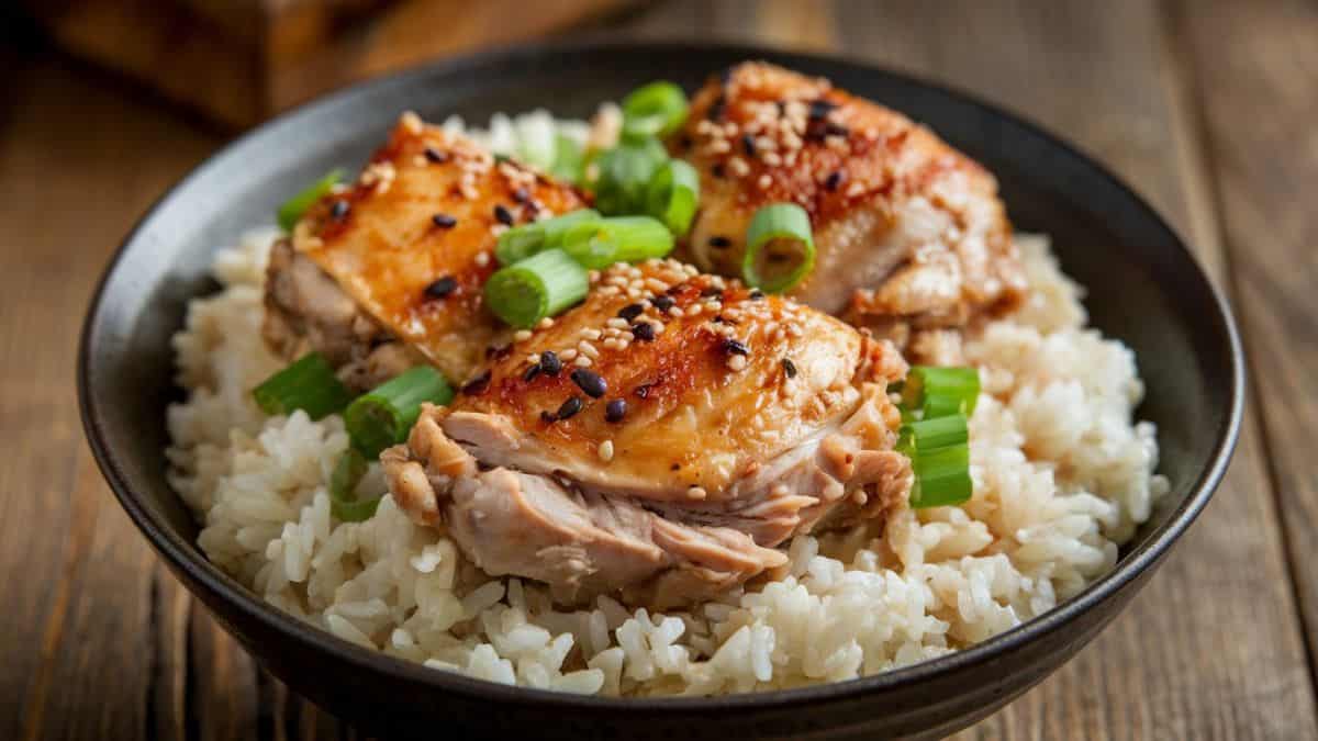 rice cooker chicken and rice