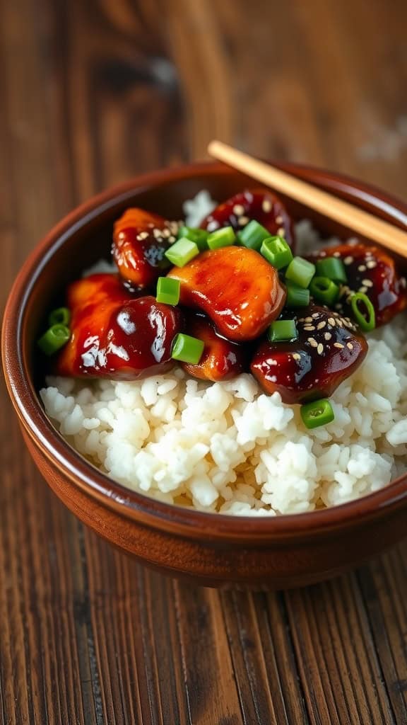 Teriyaki Chicken and Rice
