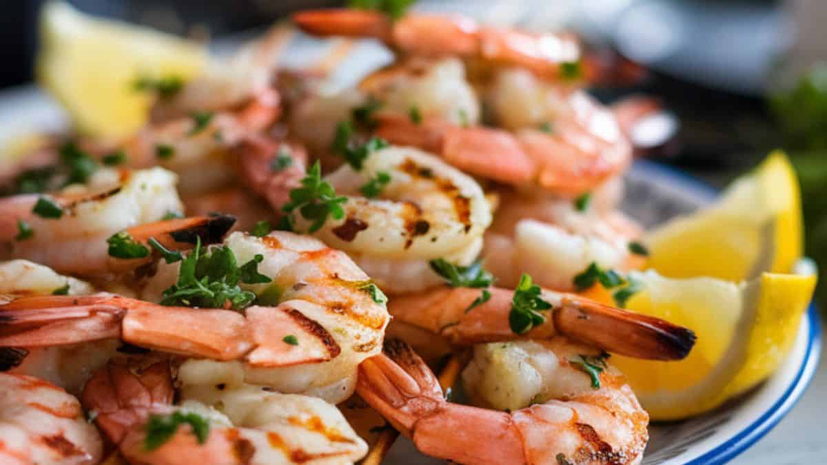 grilled shrimp skewers