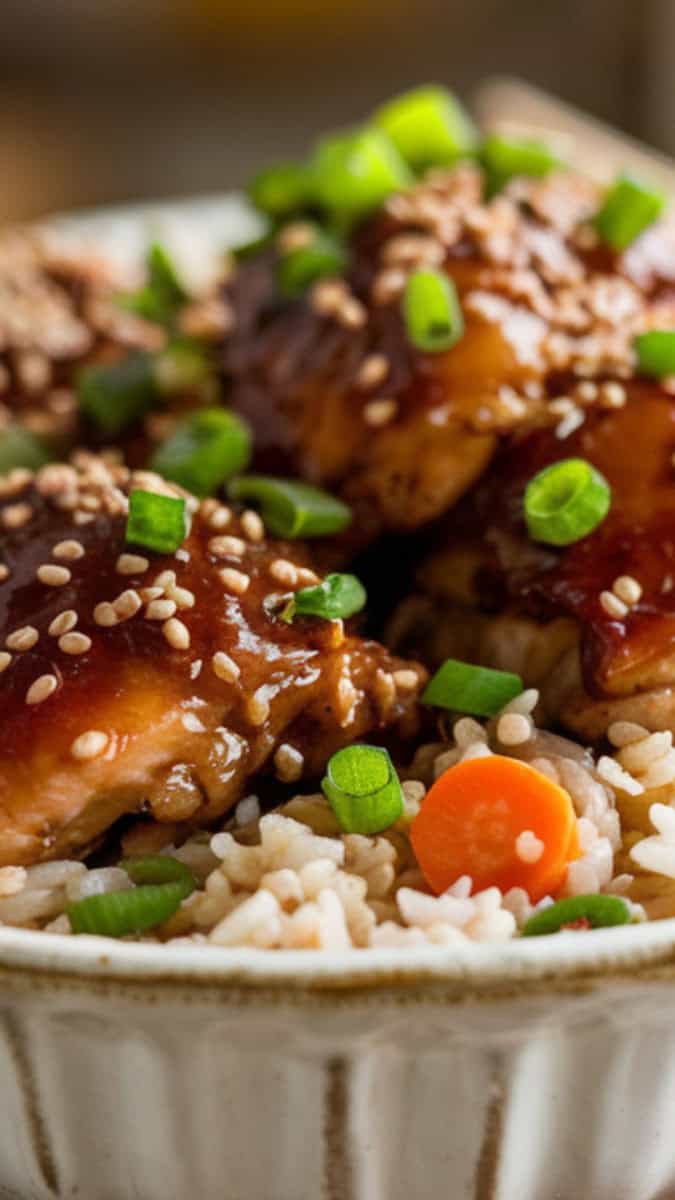 rice cooker teriyaki chicken