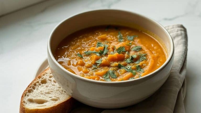 sweet potato and lentil soup