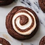 chocolate marshmallow swirl cookies