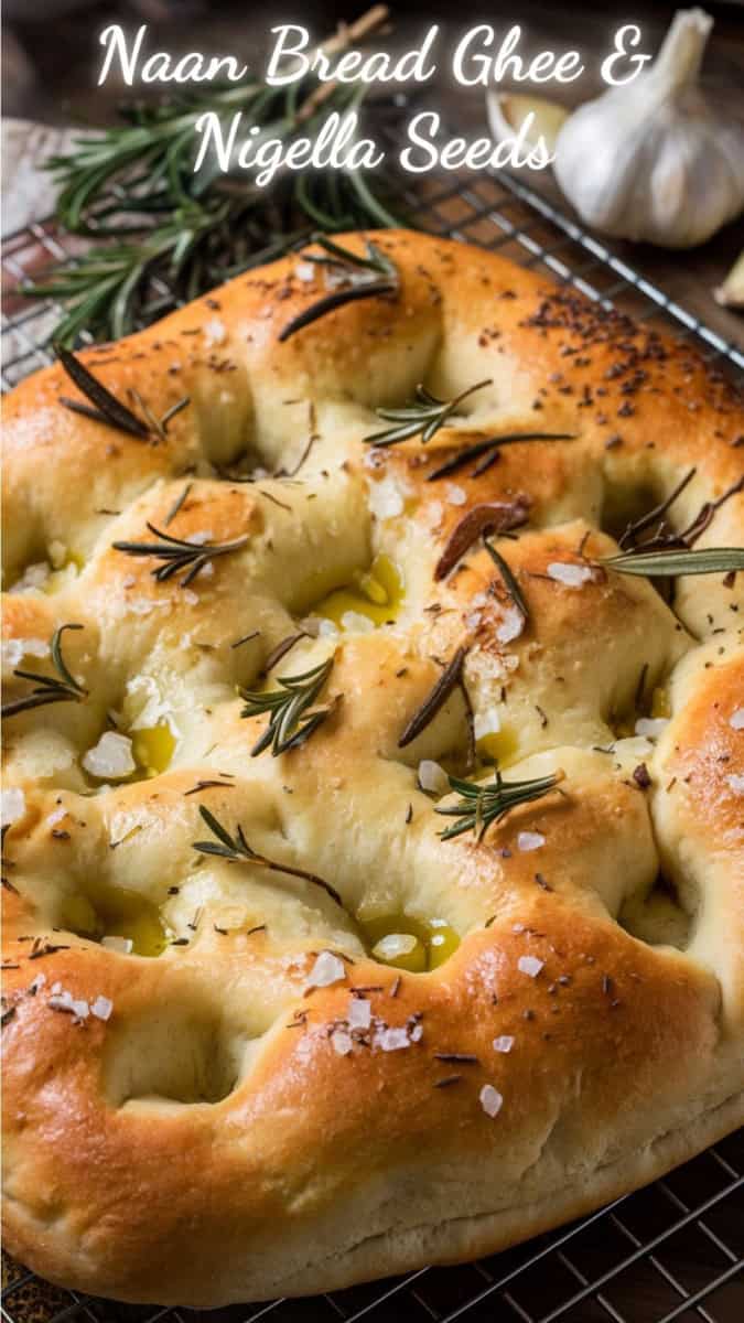 a bread with rosemary and salt