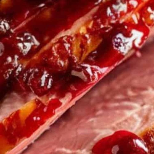 cranberry glazed ham