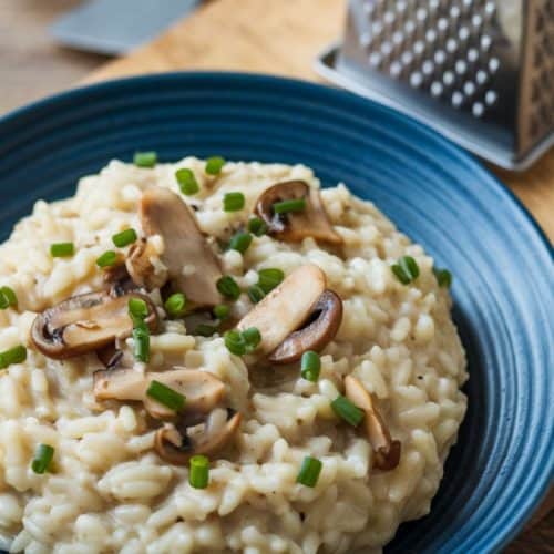 mushroom risotto