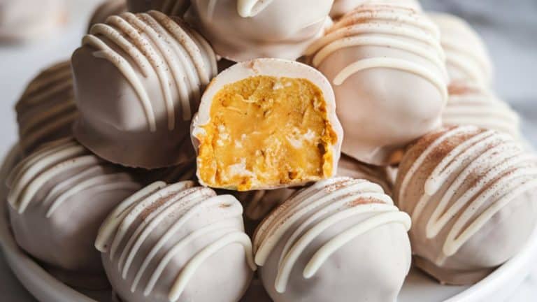 pumpkin cheesecake truffles