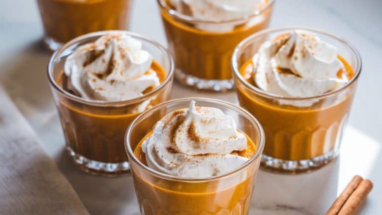 pumpkin mousse cups