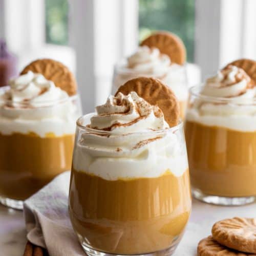 pumpkin pudding cups