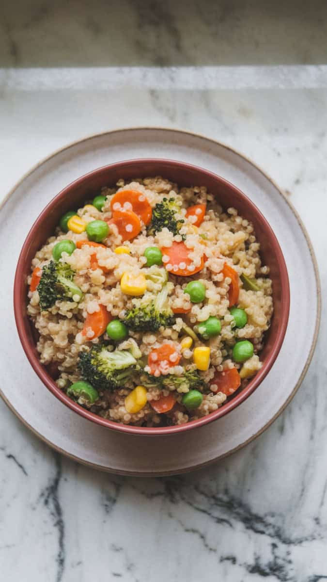 Rice Cooker Quinoa and Vegetables