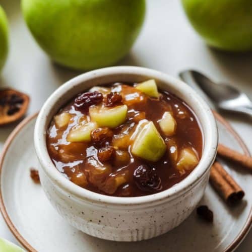 spiced apple chutney