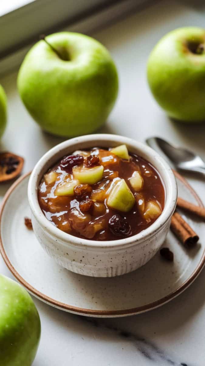 spiced apple chutney