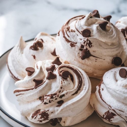 chocolate chip meringue cookies