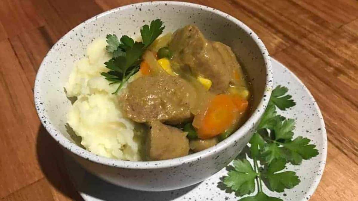 curried sausages