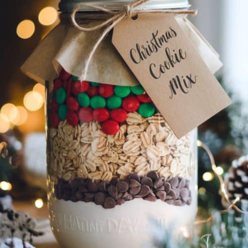 diy christmas cookie mix