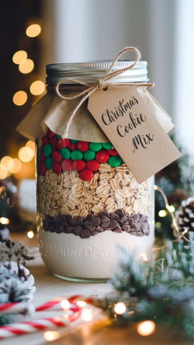 diy christmas cookie mix