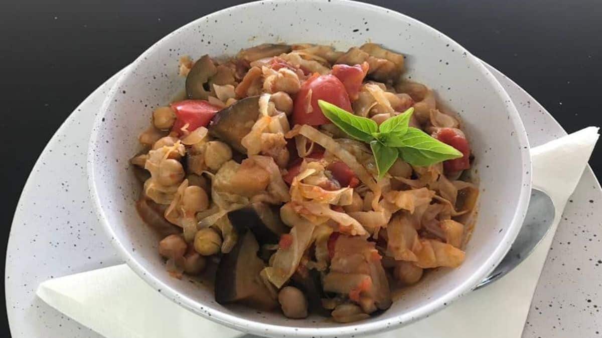 eggplant chickpea stew