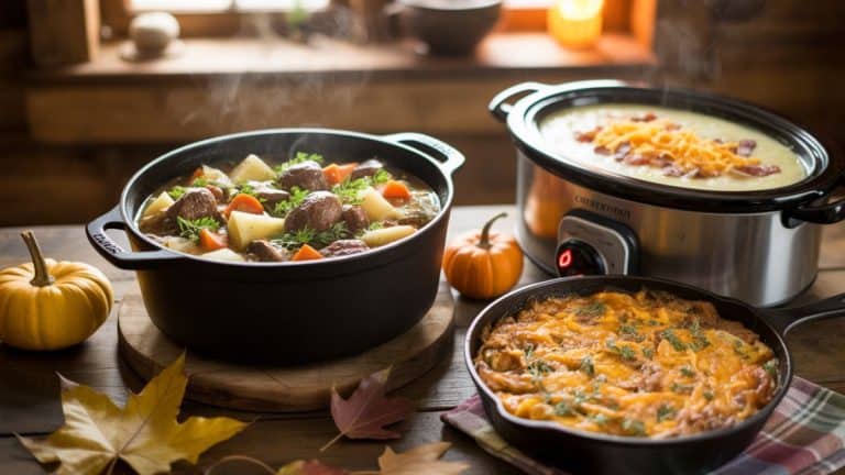 slow cooker and cast iron meals