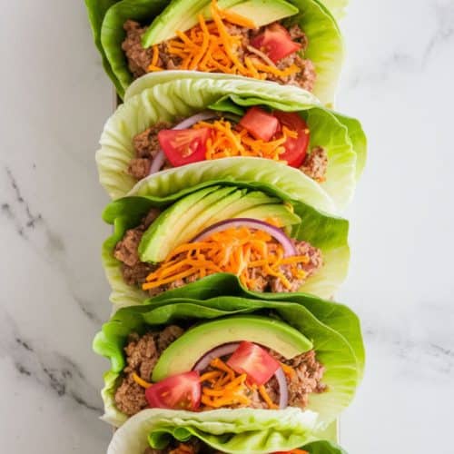 Turkey Taco Lettuce Wraps