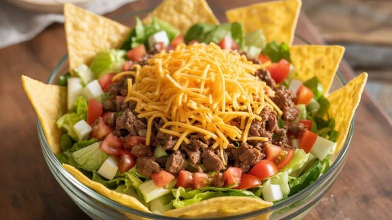 beef taco salad bowl