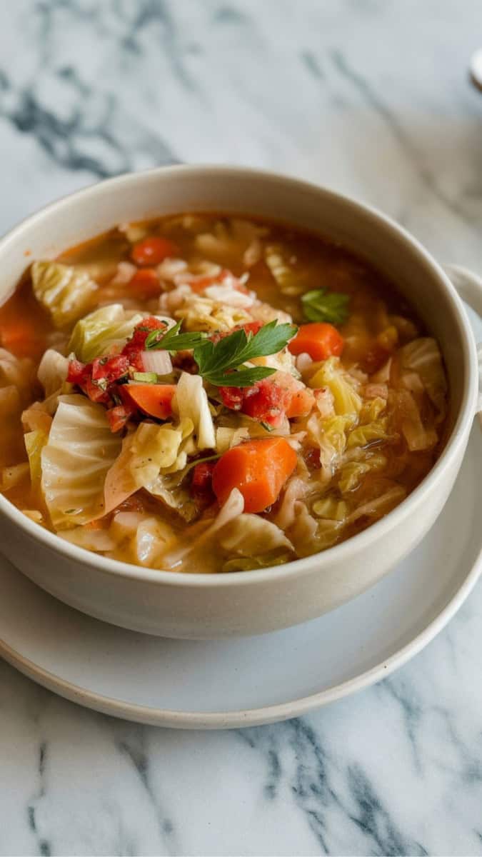 vegetable and cabbage soup