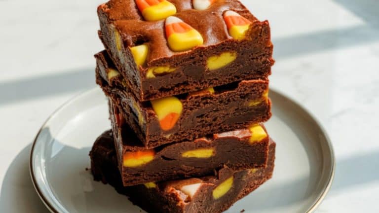 candy corn brownies