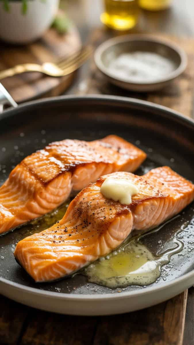 carnivore pan seared salmon