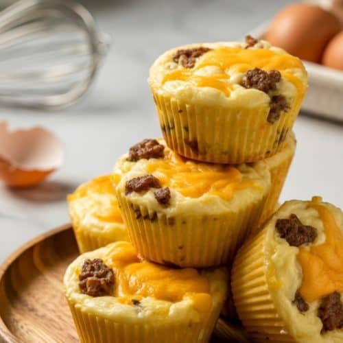 carnivore cheesy egg muffins