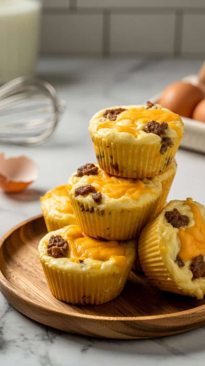 carnivore cheesy egg muffins