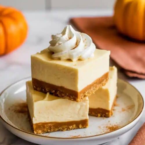 no bake pumpkin cheesecake bars