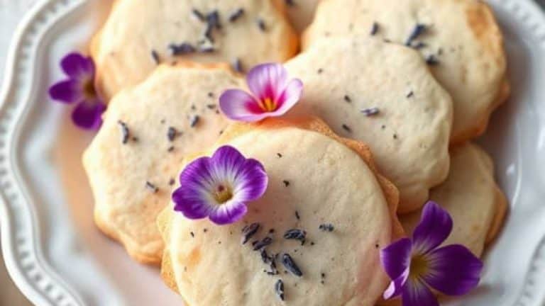 lavender shortbread cookies