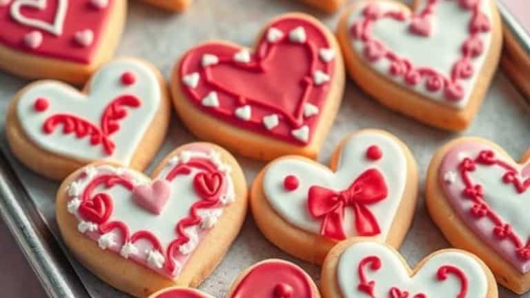 selection of singles awareness day cookies