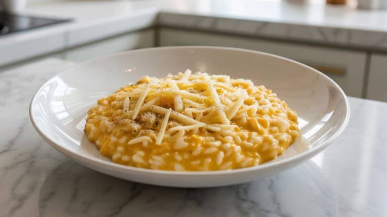 cheddar risotto