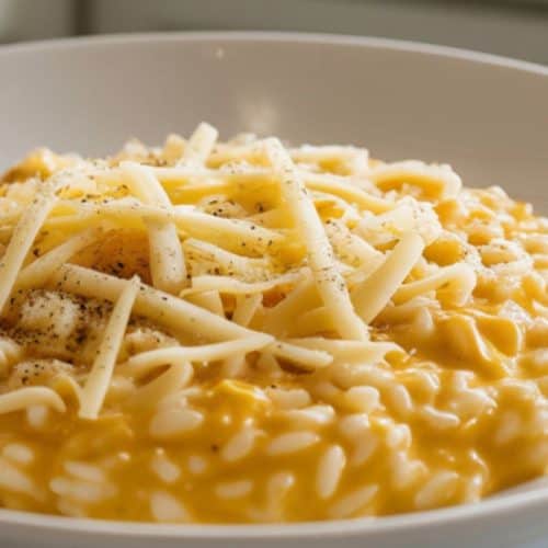 cheddar risotto