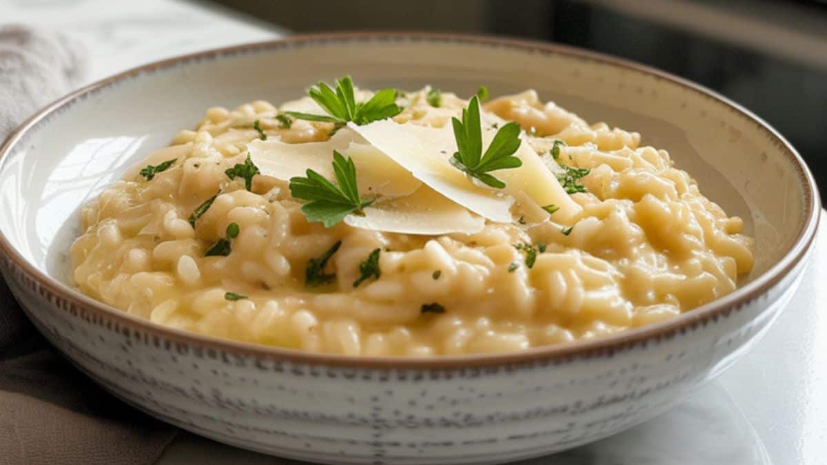 classic parmesan risotto