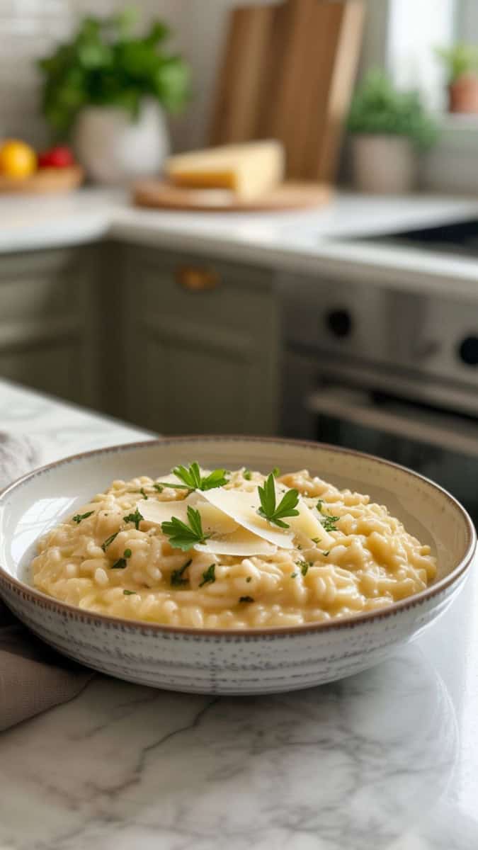 creamy classic parmesan risotto