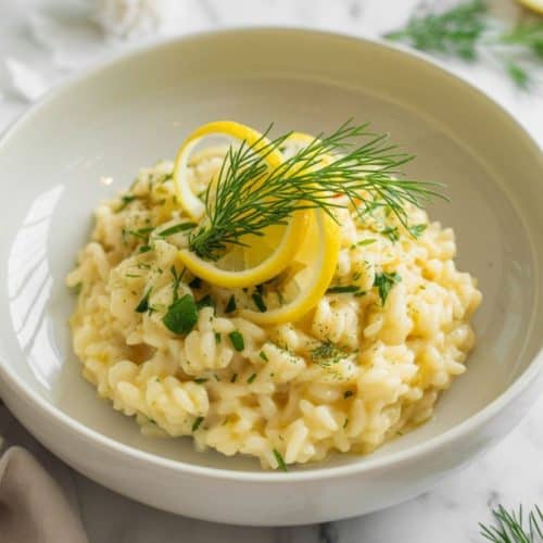 herb and lemon risotto