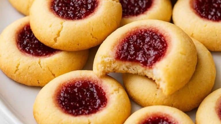 jam thumbprint cookies