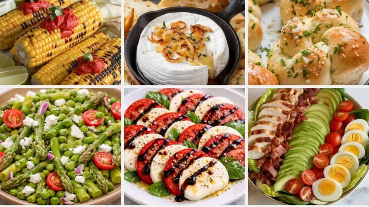 selection of easter side dishes