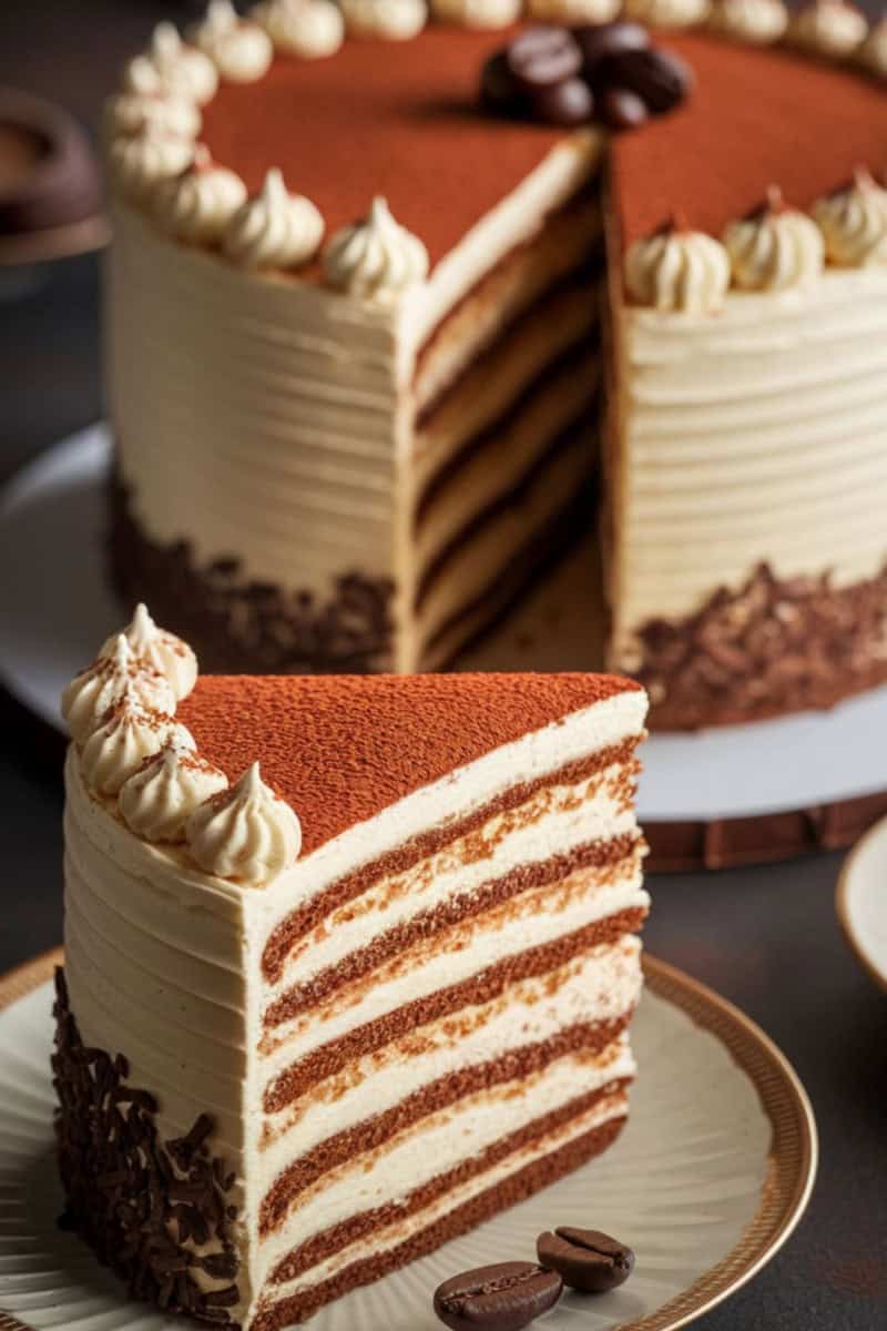 tiramisu layer cake